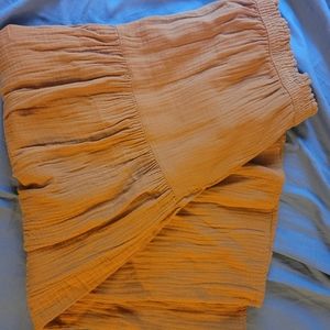 Midi Linen Skirt